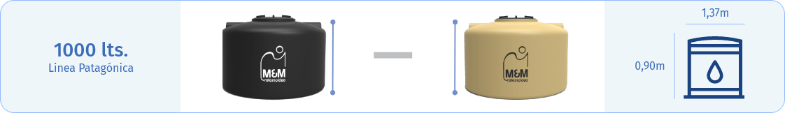 rotomoldeo-tanques de agua-1000lts-patagonica